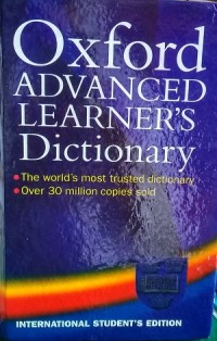 Image of Oxford advanced learner's dictionary international student's edition