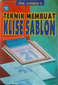 Image of Teknik membuat klise sablon
