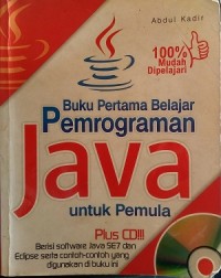 Image of Buku pertama pemrograman java untuk pemula