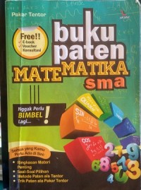 Image of Buku paten matematika SMA